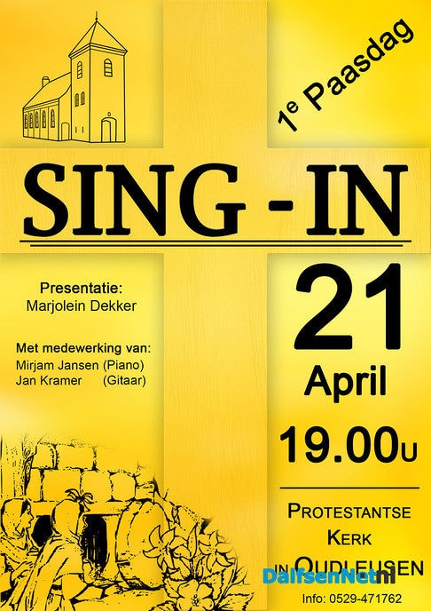 Paas Sing-in Oudleusen - Foto: Ingezonden foto