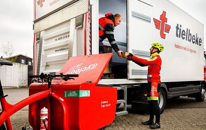 minder vrachtverkeer in stad - Foto: Eigen geleverde foto