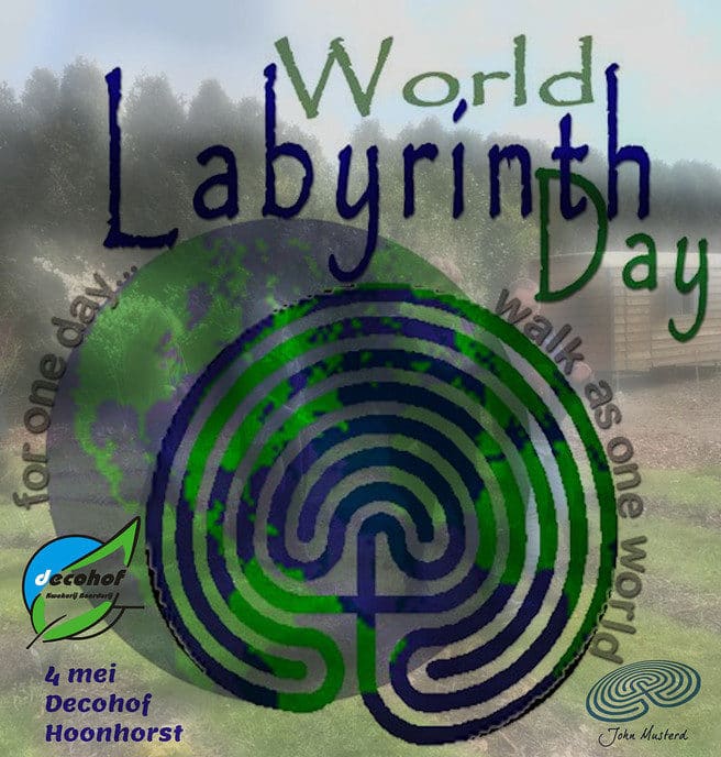 4 mei Wereld labyrintendag, ook in Hoonhorst - Foto: Eigen geleverde foto