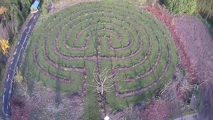 4 mei Wereld labyrintendag, ook in Hoonhorst - Foto: Eigen geleverde foto