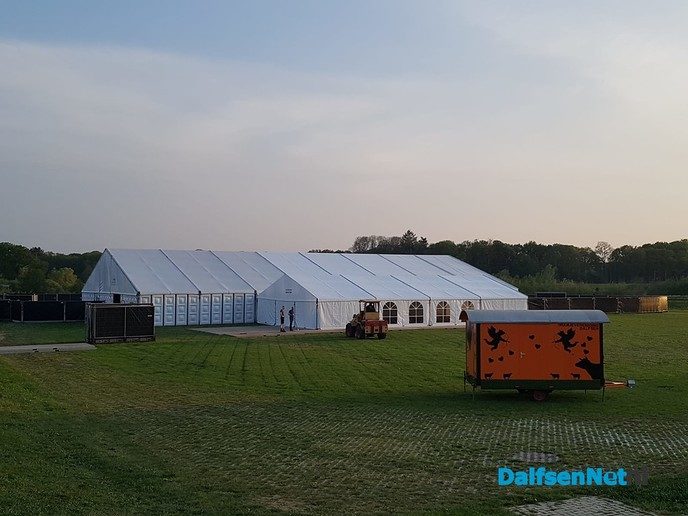 De opbouw is in volle gang - Foto: Ingezonden foto