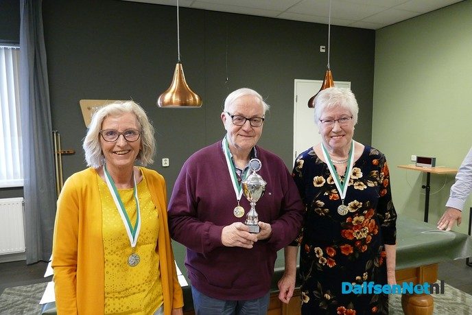 Bridgeclub Saam Welzijn Lemelerveld: winnaars competitie 2018-2019 - Foto: Ingezonden foto