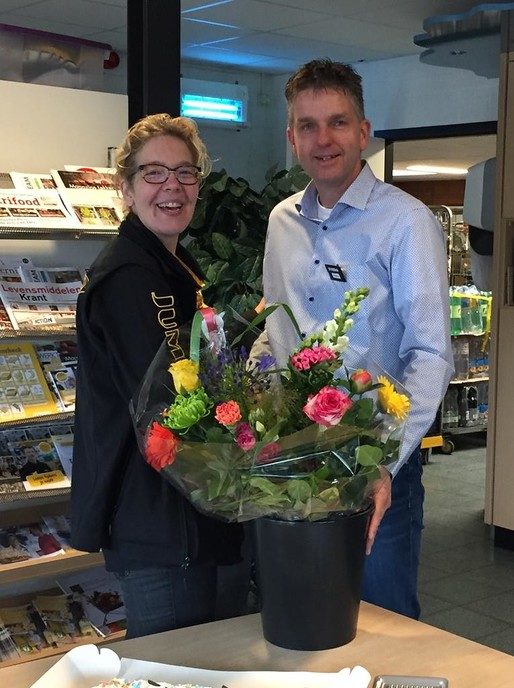 Jubilaris in het zonnetje - Foto: Eigen geleverde foto