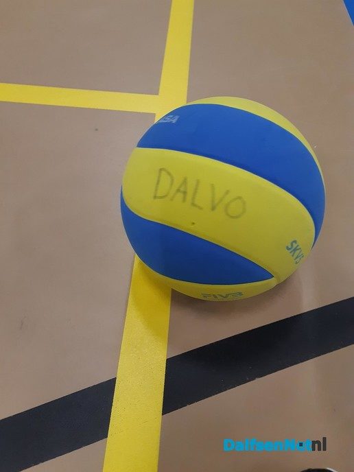 Dalvo geeft aan 200 leerlingen volleybal gymlessen - Foto: Ingezonden foto