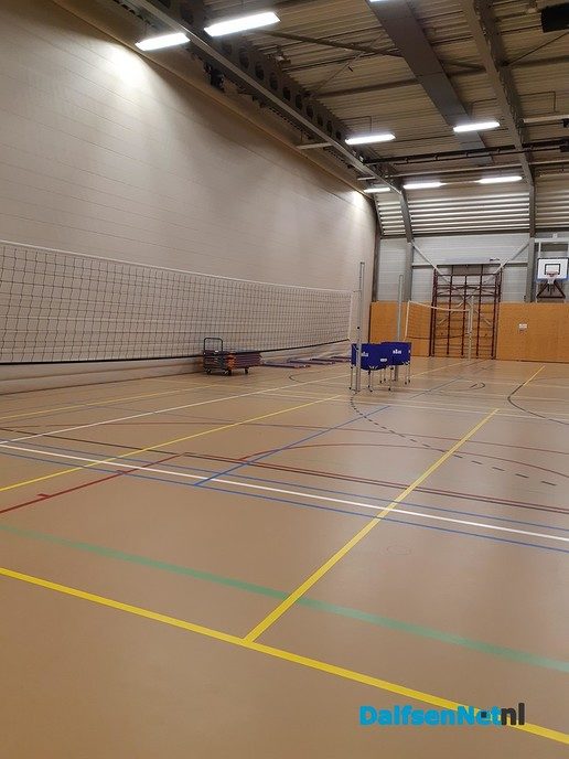 Dalvo geeft aan 200 leerlingen volleybal gymlessen - Foto: Ingezonden foto