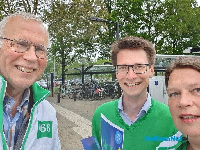 D66 Europa zichtbaar in Dalfsen - Foto: Ingezonden foto