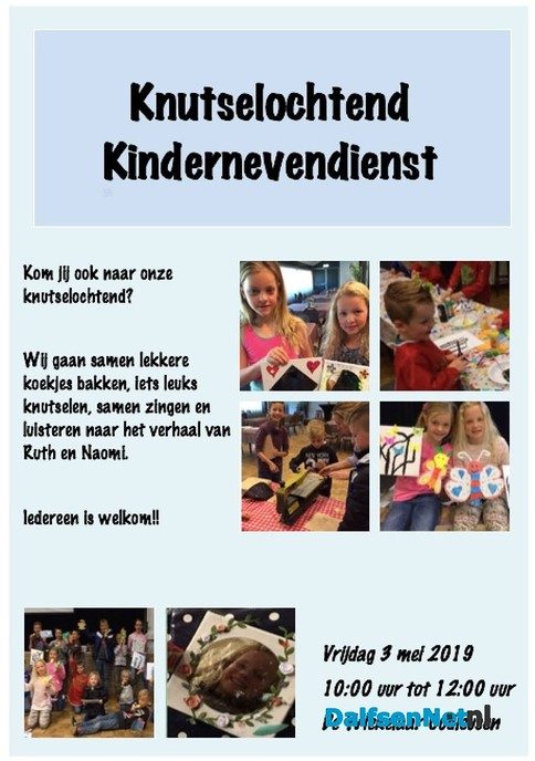 Knutselochtend Kindernevendienst Oudleusen - Foto: Ingezonden foto