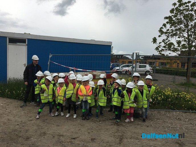 Kleuters bezochten bouwplaatsen - Foto: Ingezonden foto