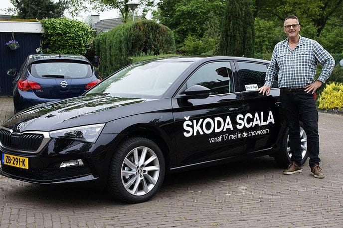 Vip-behandeling voor Dalfsenaar door Skoda Nederland - Foto: Paul Scholten