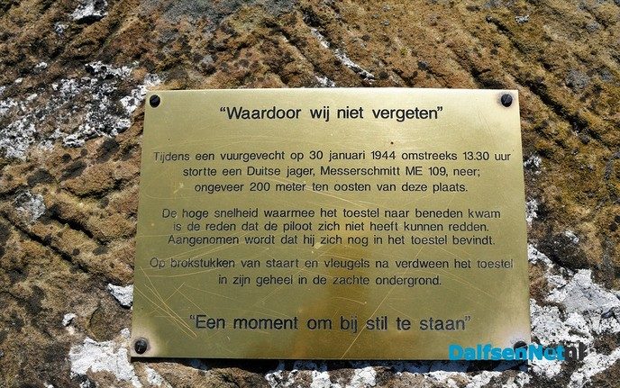 Dorus Broeks: ooggetuige van crash Messerschmitt bij Millingen - Foto: Johan Bokma