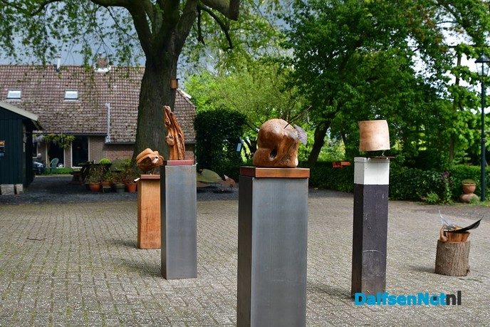IJzer smeden tijdens Kunst om Dalfsen - Foto: Johan Bokma