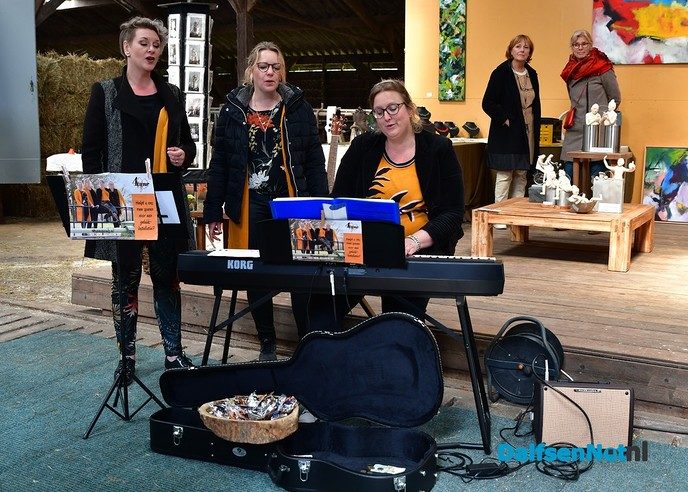 IJzer smeden tijdens Kunst om Dalfsen - Foto: Johan Bokma