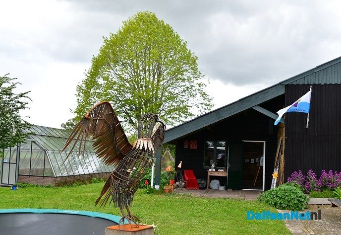 IJzer smeden tijdens Kunst om Dalfsen - Foto: Johan Bokma
