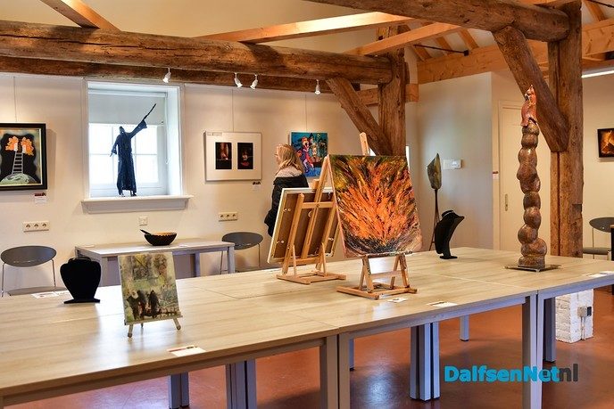 IJzer smeden tijdens Kunst om Dalfsen - Foto: Johan Bokma