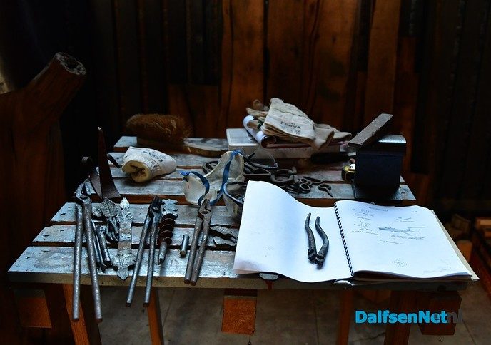 IJzer smeden tijdens Kunst om Dalfsen - Foto: Johan Bokma