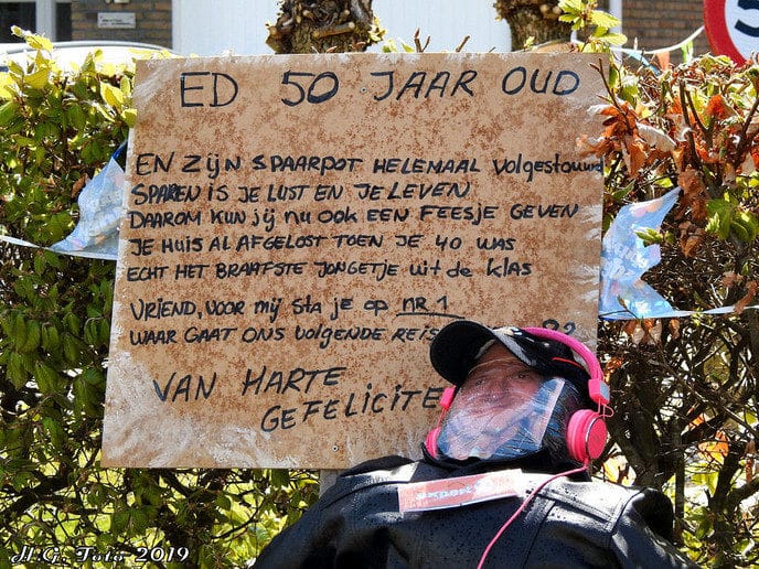 Eddie van Geenhuizen 50 jaar.