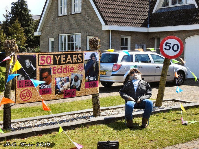 Eddie van Geenhuizen 50 jaar.