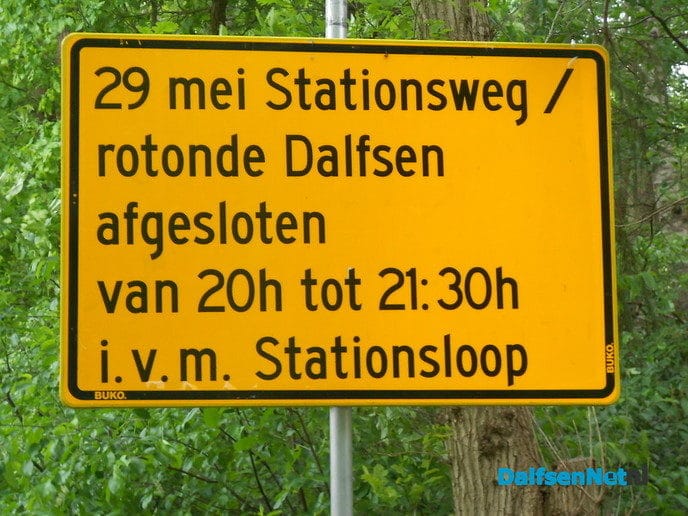 Denk er om vanavond tijdelijk afgesloten