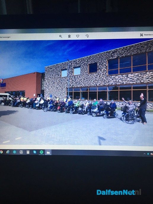 Scootmobieltocht groot succes - Foto: Ingezonden foto