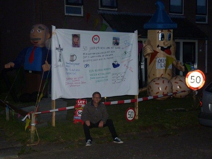 Johan vandaag 50 geworden - Foto: Eigen geleverde foto