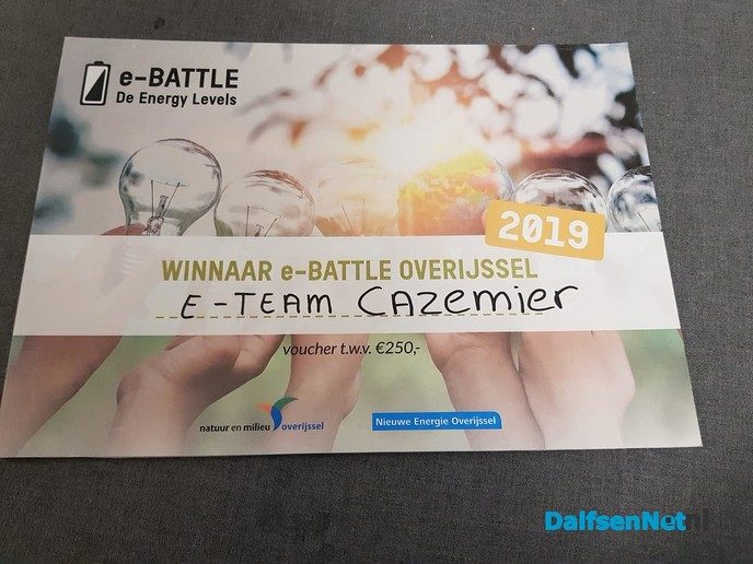 E-Team Cazemier wint provinciale E-Battle - Foto: Ingezonden foto