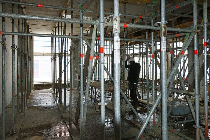 Waterfront beton storten - Foto: Gemeente Dalfsen