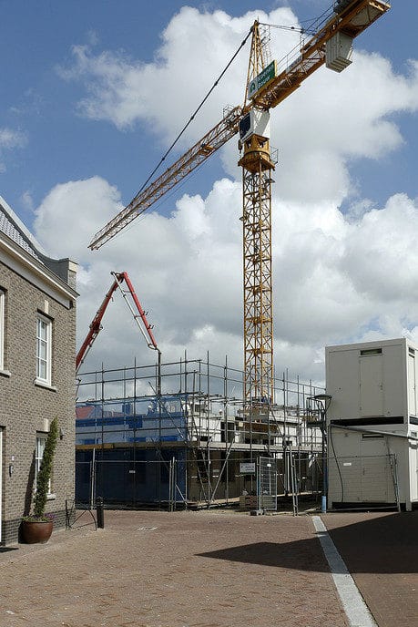 Waterfront beton storten - Foto: Gemeente Dalfsen