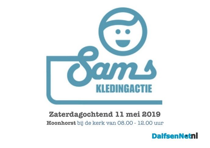 Sam Kleding inzamelingsactie zaterdag 11 mei - Foto: Ingezonden foto