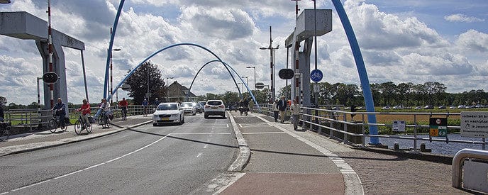 Steeds drukker bij de Vechtbrug - Foto: Paul Scholten