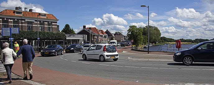 Steeds drukker bij de Vechtbrug - Foto: Paul Scholten