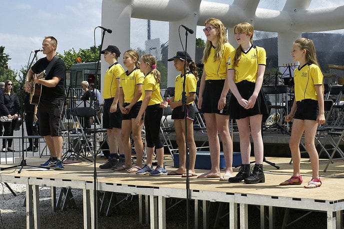 Buitenruimte WOC Campus officieel geopend - Foto: Paul Scholten