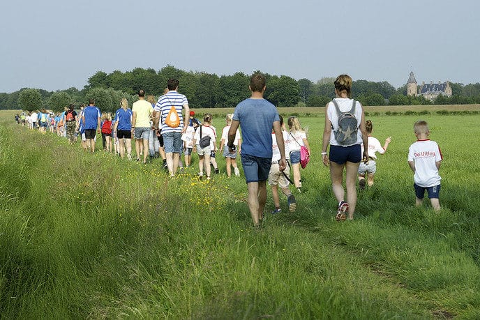 Wandel3daagse gestart met stralend wandelweer