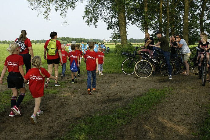 Wandel3daagse gestart met stralend wandelweer
