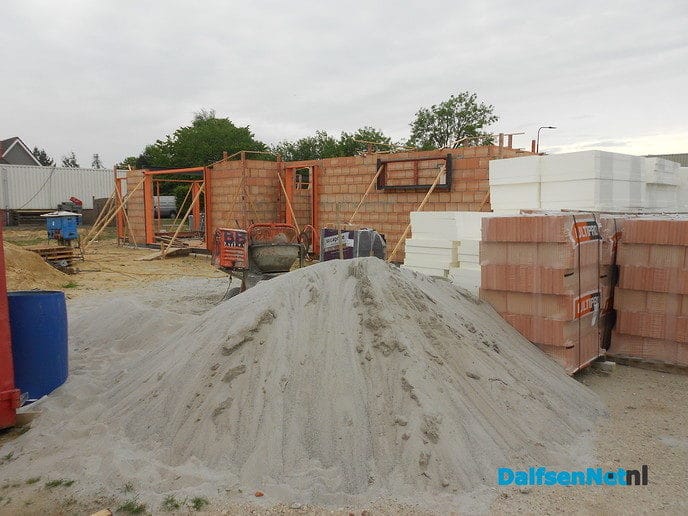 Braak grond wordt bebouwd