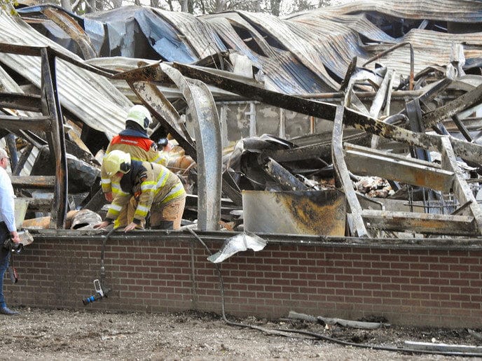 Twee dagen na de grote brand aan de Veldhoevenweg (Update)