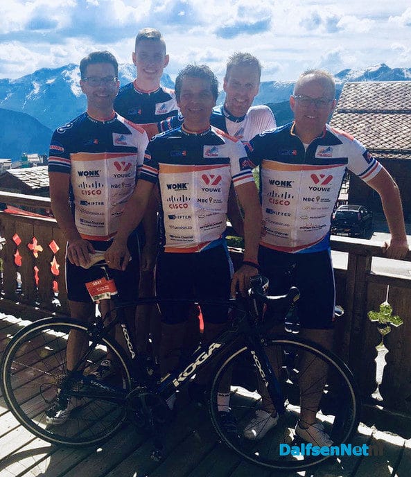 Team D211 haalt maar liefst € 27.500 op met Alpe D’HuZes - Foto: Ingezonden foto
