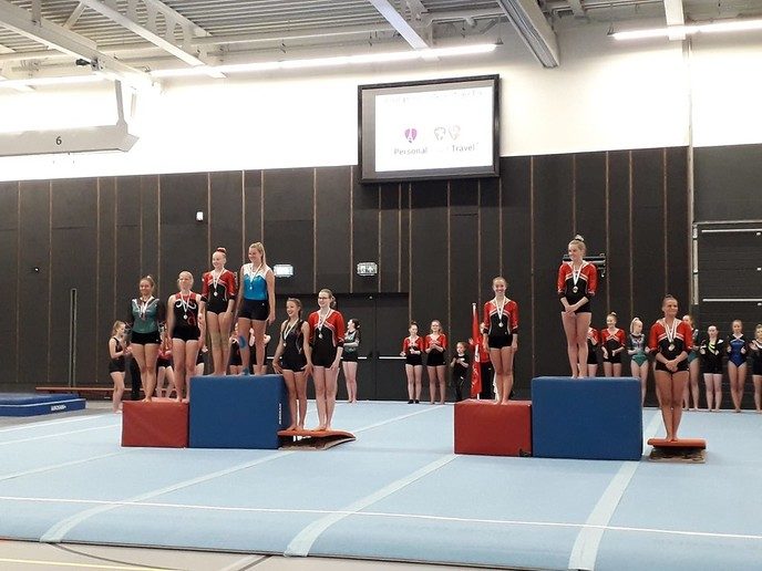 Medailleregen voor turnsters GVN - Foto: Eigen geleverde foto