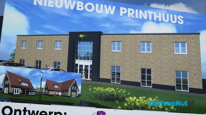 Nu staat er een bord