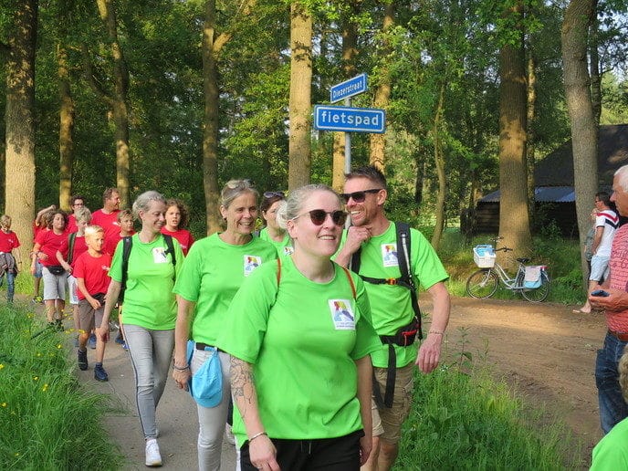 Wandel3daagse gestart met stralend wandelweer
