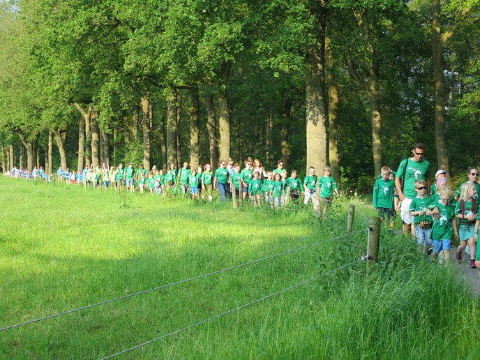 Wandel3daagse gestart met stralend wandelweer