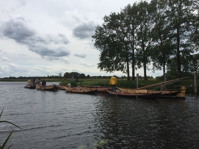 Punters in de Vecht - Foto: Ingezonden foto