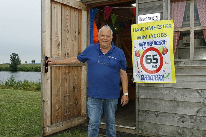 Havenmeester goed jarig! - Foto: Paul Scholten