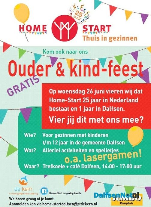 Home-Start viert woensdagmiddag feest - Foto: Ingezonden foto