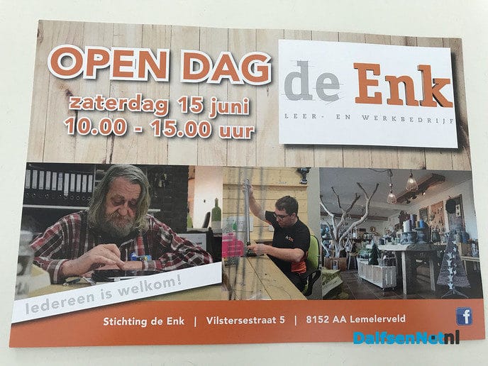 Leer- en werkbedrijf de Enk opent de deuren - Foto: Ingezonden foto