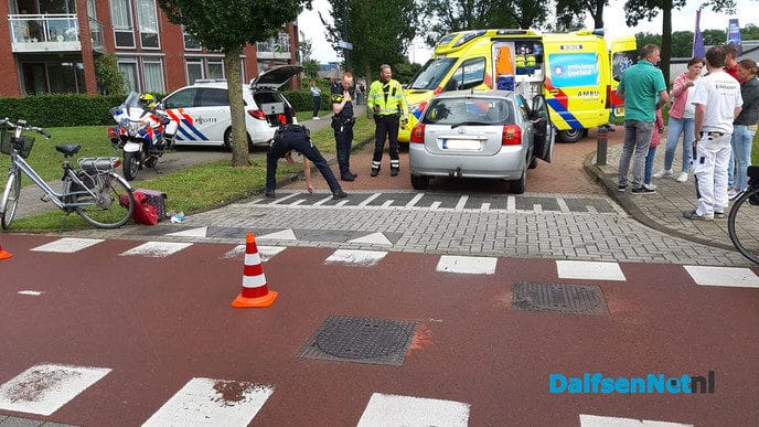 Aanrijding met letsel Schildersweg, Kuipersweg Dalfsen - Foto: Niels Jansen