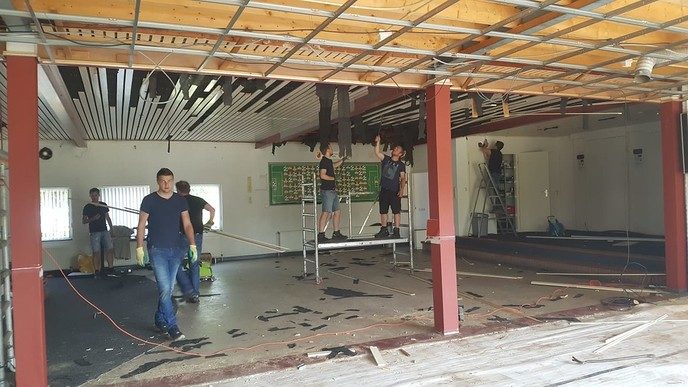 SV Dalfsen begonnen aan opknappen kantine