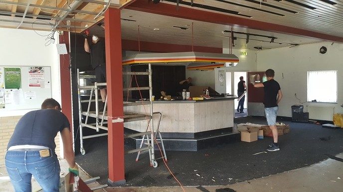 SV Dalfsen begonnen aan opknappen kantine
