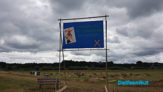 Eerste dag Timmerweek Dalfsen geslaagd! - Foto: Ingezonden foto