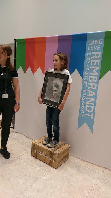 Tekening voor Rijksmuseum - Foto: Eigen geleverde foto