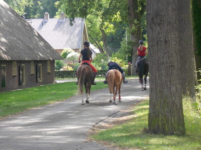 Natuurlijk ging de fiets richting de stuw
